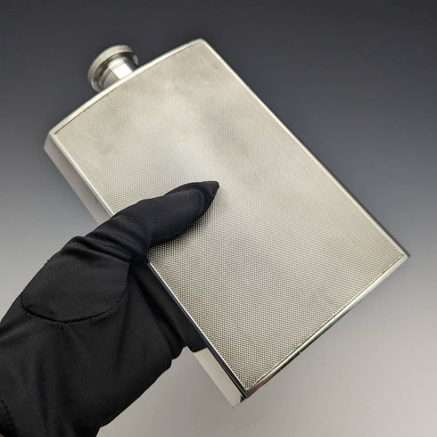 復古鍍銀大號九柱遊戲酒壺 Birks-Ellis